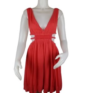 Bacio Side Cut-Outs Sleeveless Dress